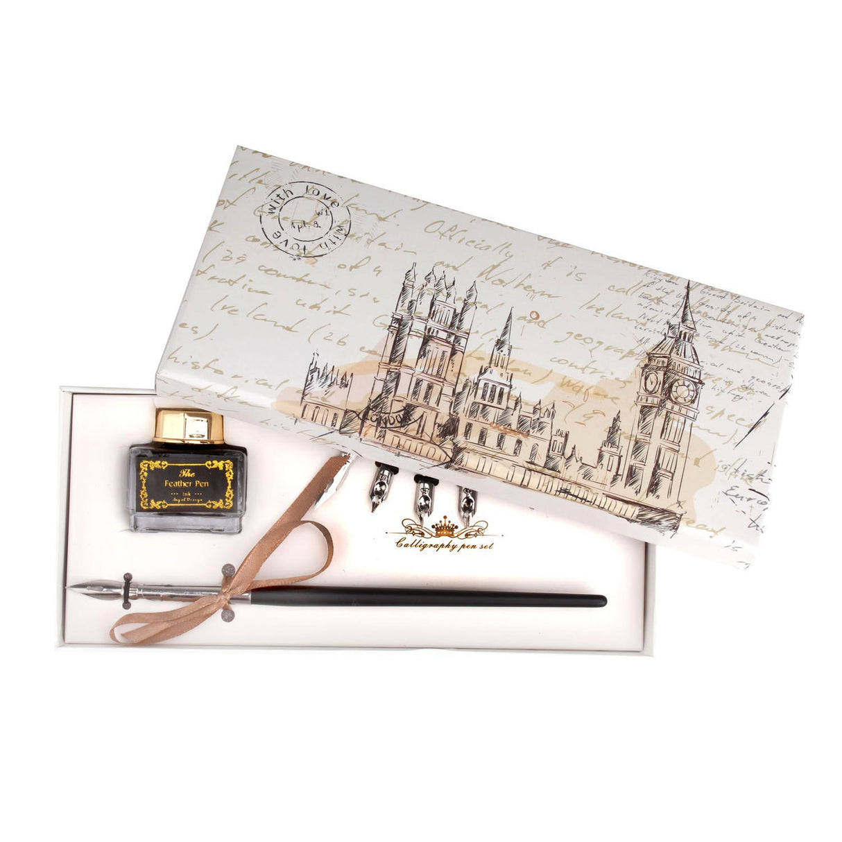 Nassau képzőművészeti nassau kalligráfiai tollkészlet, 8 db.