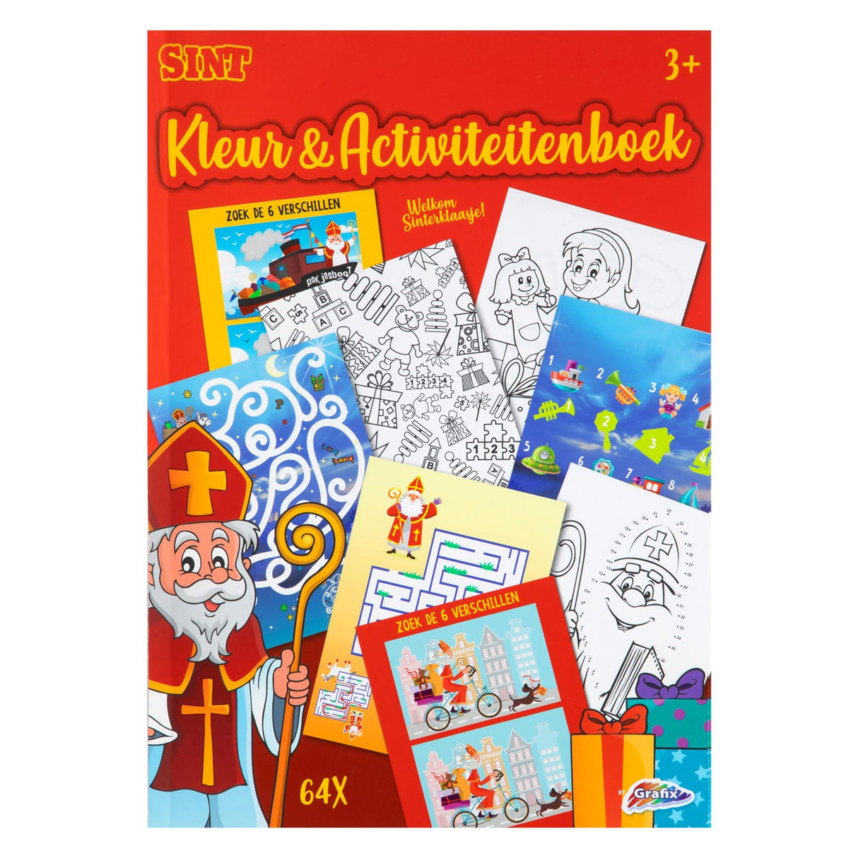 Grafix Sinterklaas Mal- und Aktivitätsbuch A4