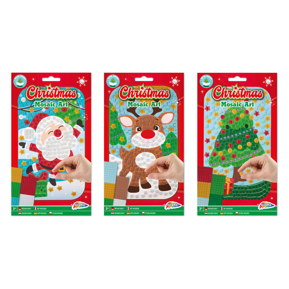 Grafix Christmas mosaic art a5