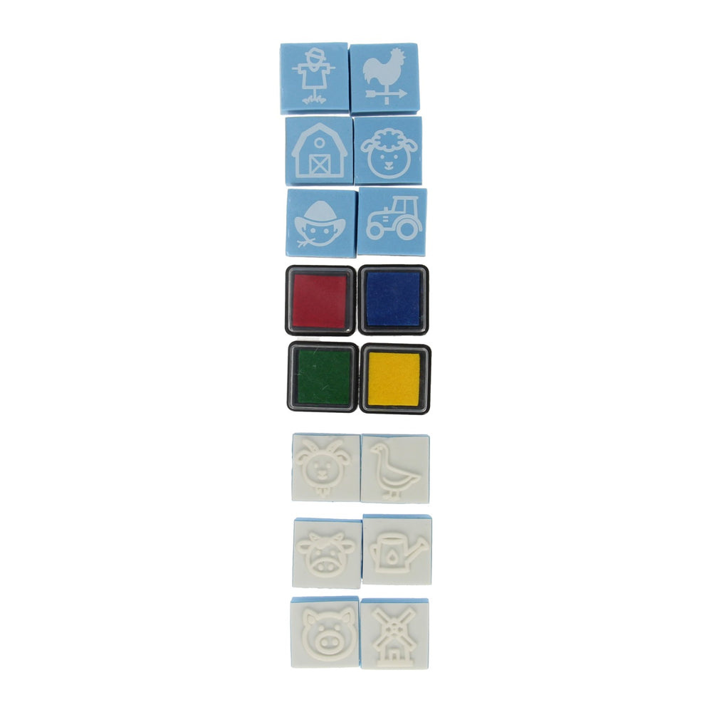 Grafix foam stamp set - blue