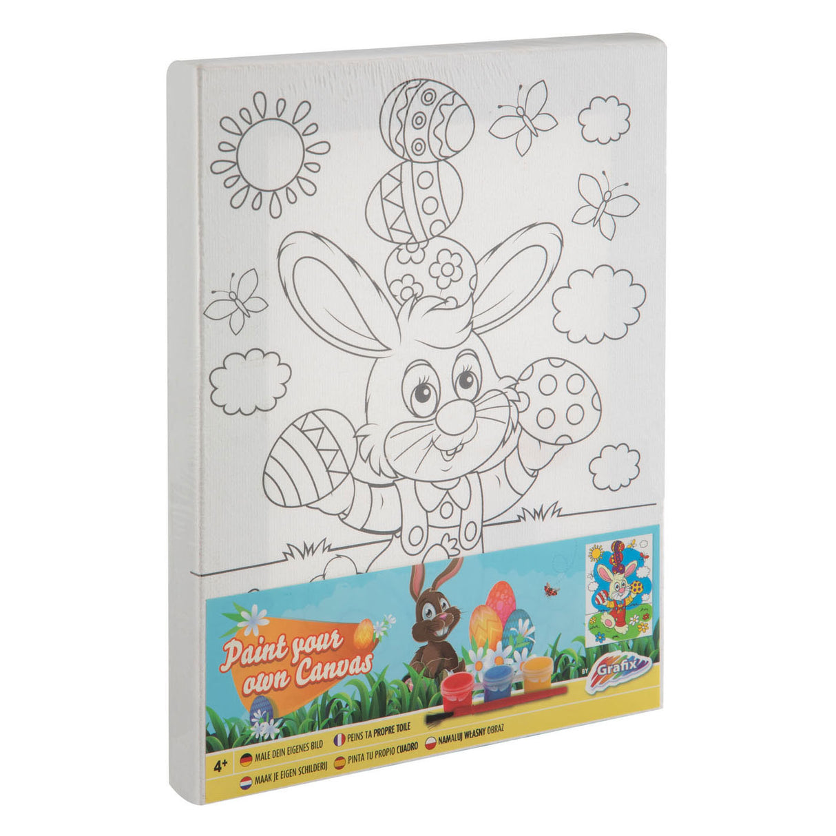 Kreativ håndværksgruppe Lav dit eget lærredsmaleri påske