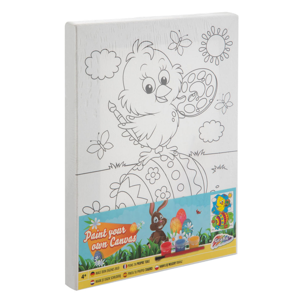 Kreativ håndværksgruppe Lav dit eget lærredsmaleri påske