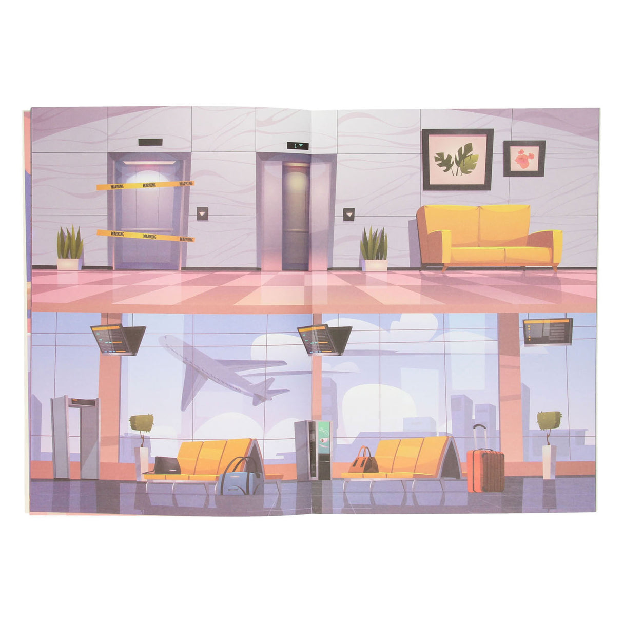 A kreatív kézműves csoport besties öltözködjön matrica könyv