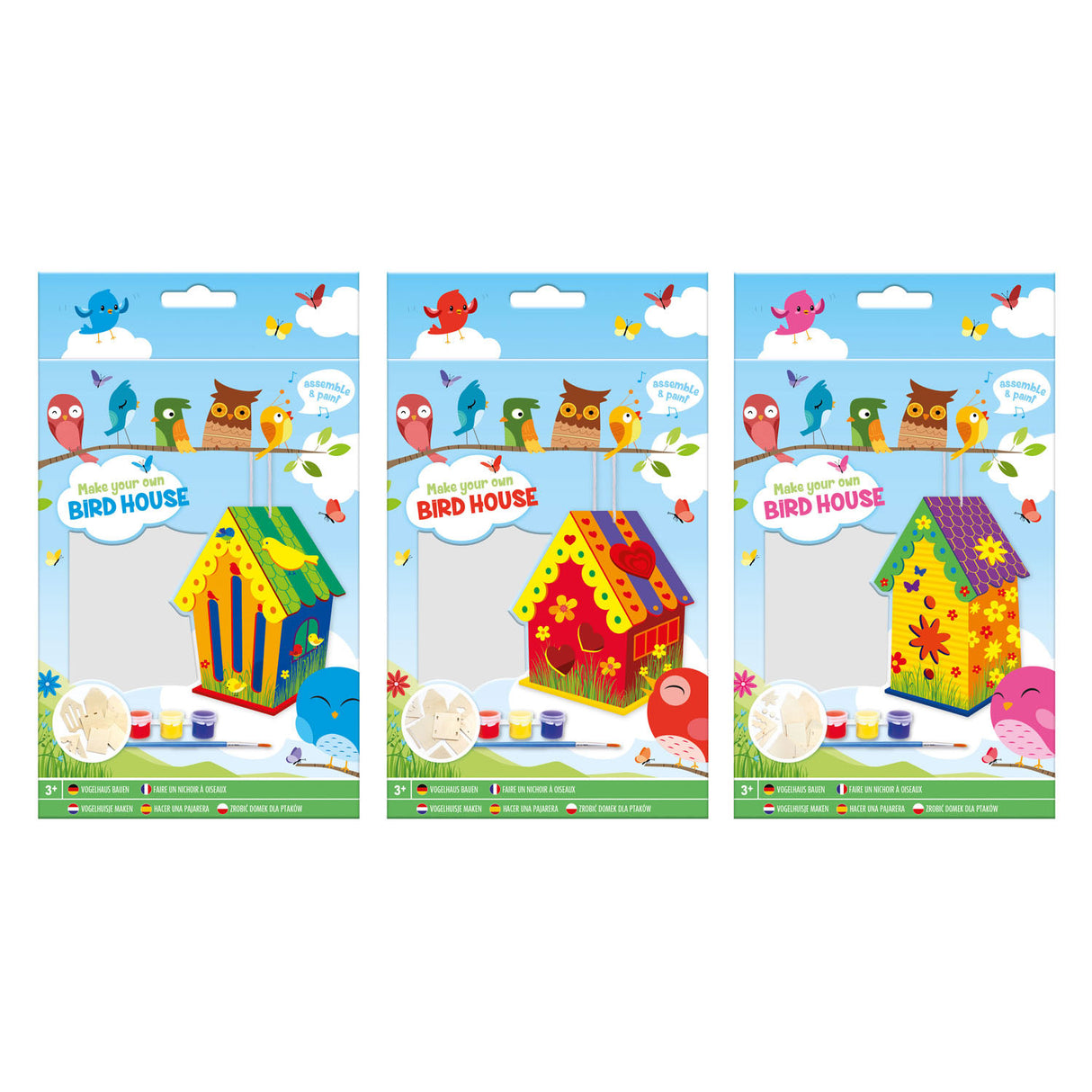 Ustvarjalna obrtna skupina izdela svojo ptičjo hišico za vrt