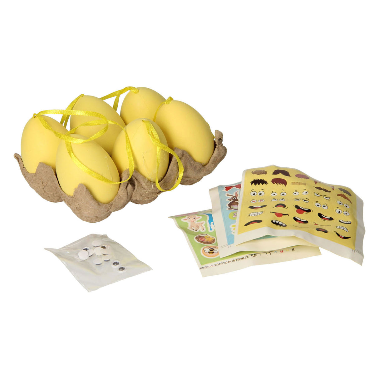 Grafix Easter Eggs Dekorieren mit Aufklebern, 6 ..