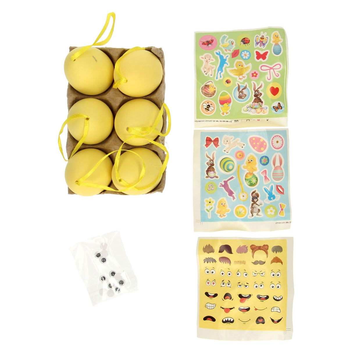 Grafix Easter Eggs Dekorieren mit Aufklebern, 6 ..