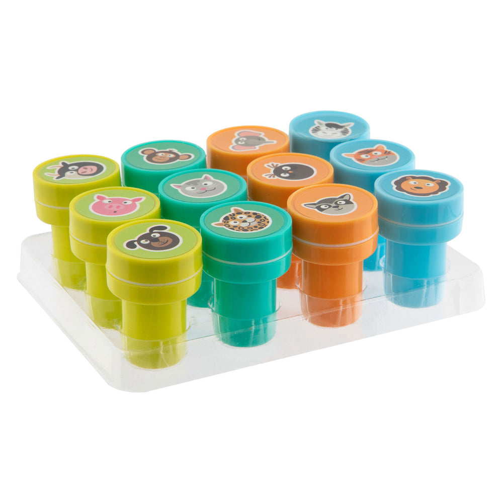 Creative Craft Group Stamp Set Animals, 12 stk.