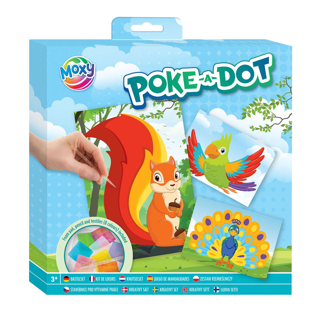 Creative craft group poke-a-dot craft set - animals