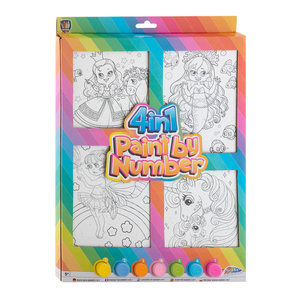 Creative Craft Group Peinture au numéro 4in1 - Fantasy World