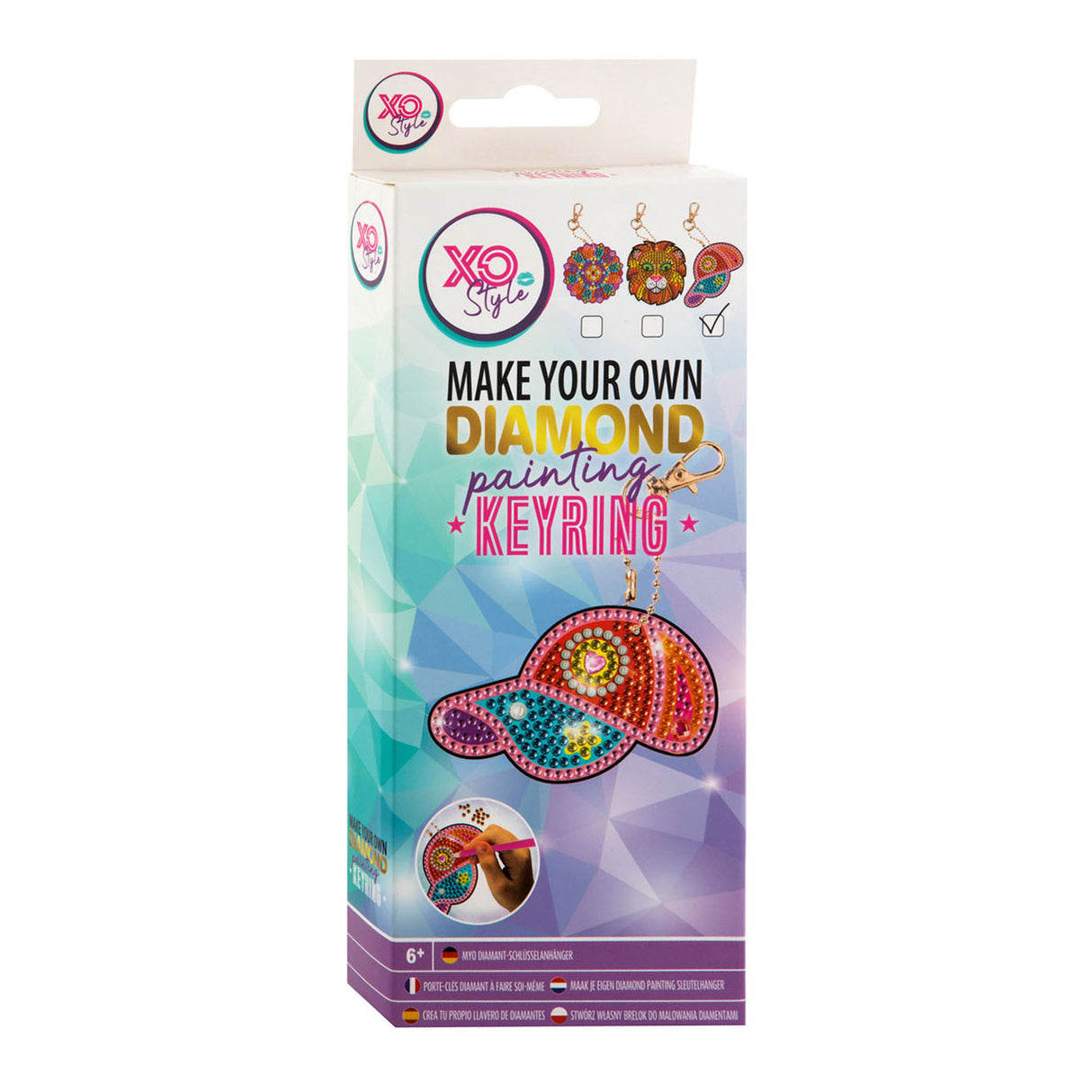 Creative Craft Group Tee oma timanttimaalauksen avaimenperä