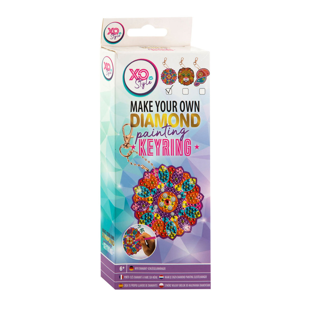 Creative Craft Group Tee oma timanttimaalauksen avaimenperä