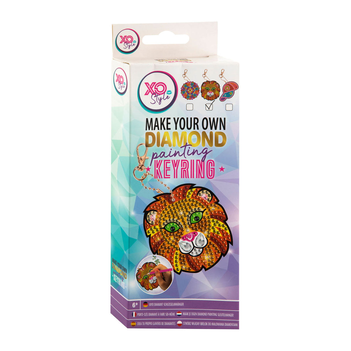 Creative Craft Group Tee oma timanttimaalauksen avaimenperä