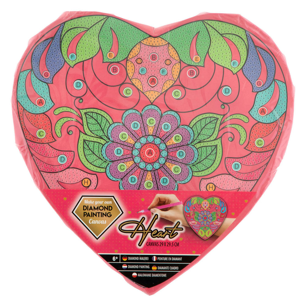 Creative Craft Group Pintura de diamantes Hart Canvas