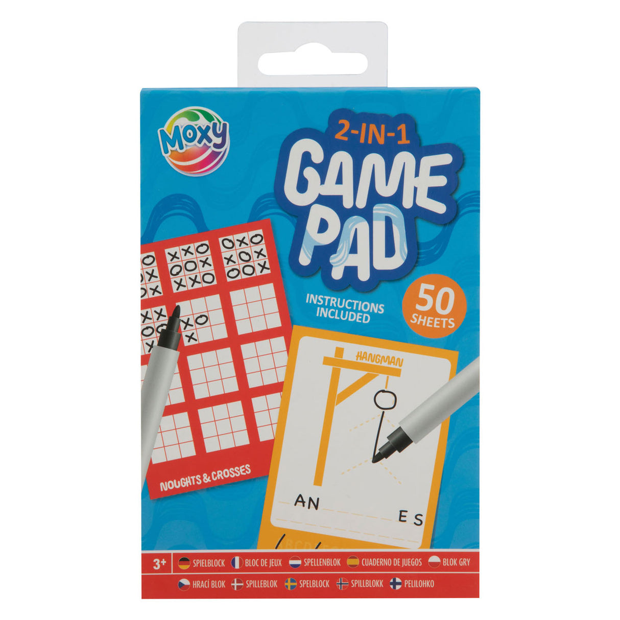 Bloque de juego de grupo de manualidades creativas 2 en 1 a6, 50 hojas