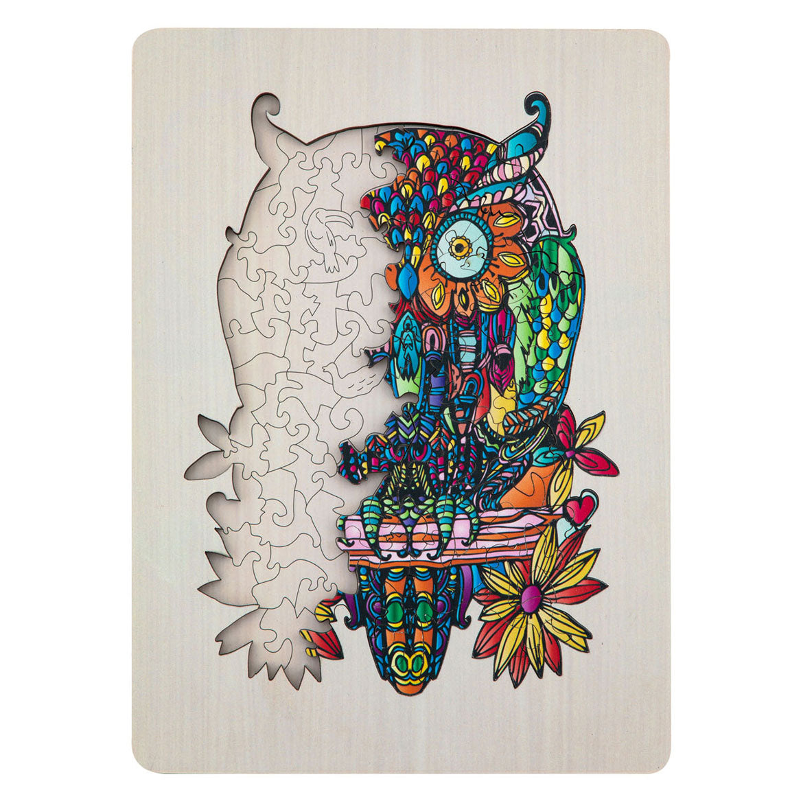 Creative craft group houten legpuzzel uil, 133st.