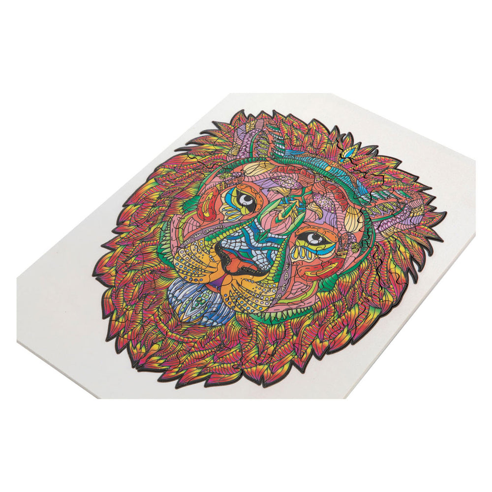 Creative craft group wooden jigsaw puzzle lion, 140 pcs.