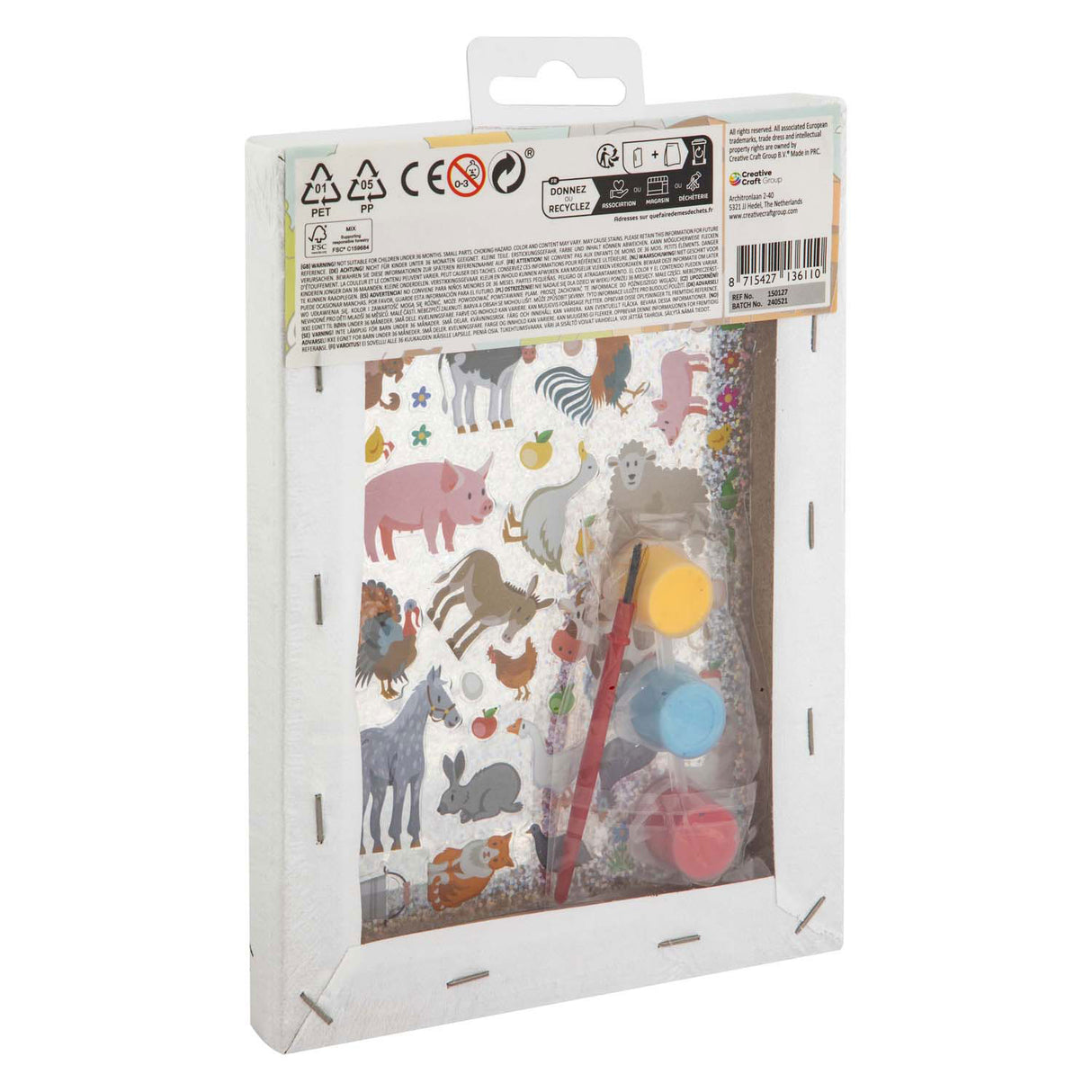 Creative craft group canvas painting