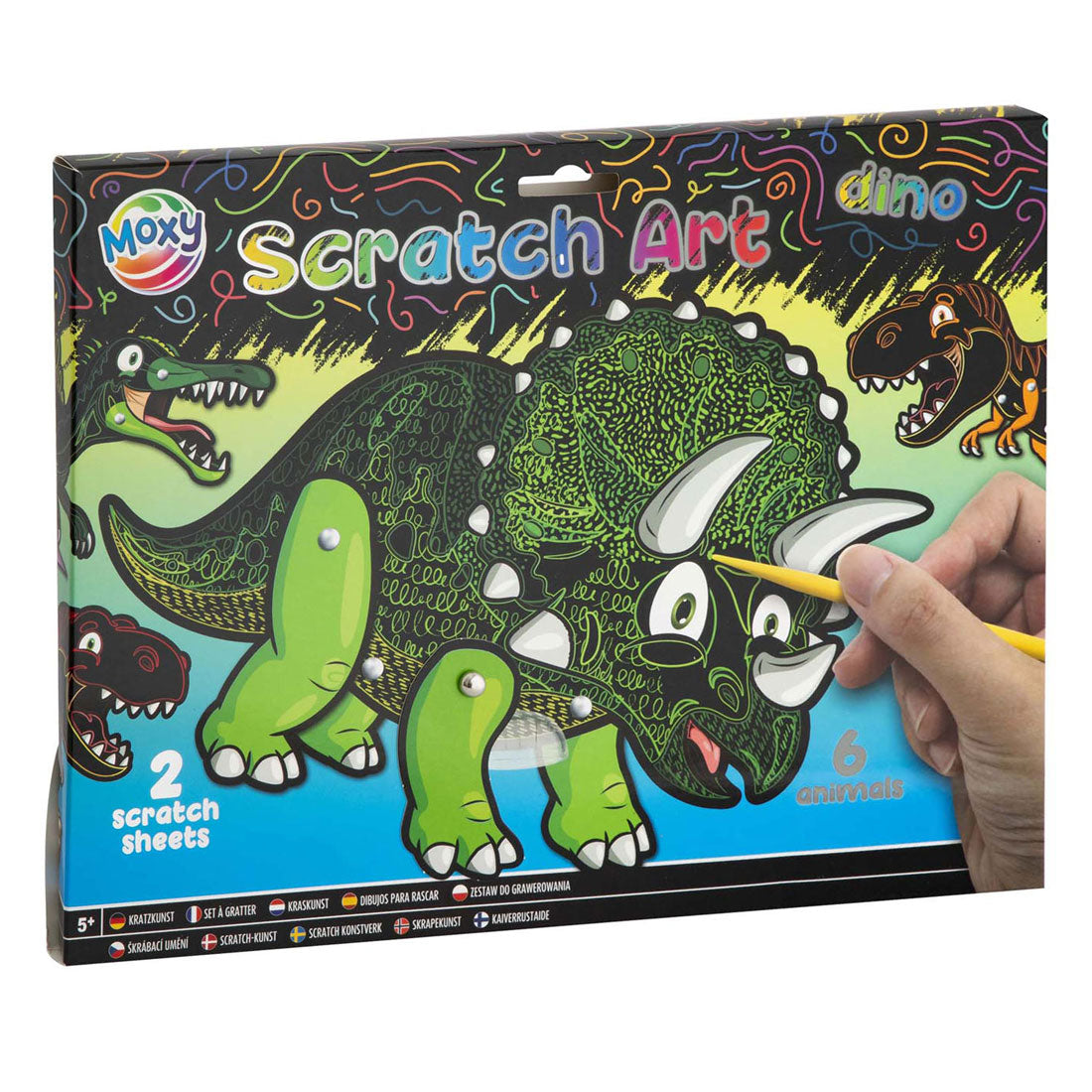 Creative Craft Group Scratch Art Dieren - B