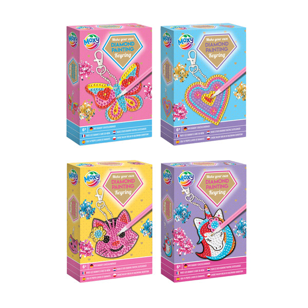 Ustvarjalna obrtna skupina izdelava obeskov za ključe z diamantno poslikavo