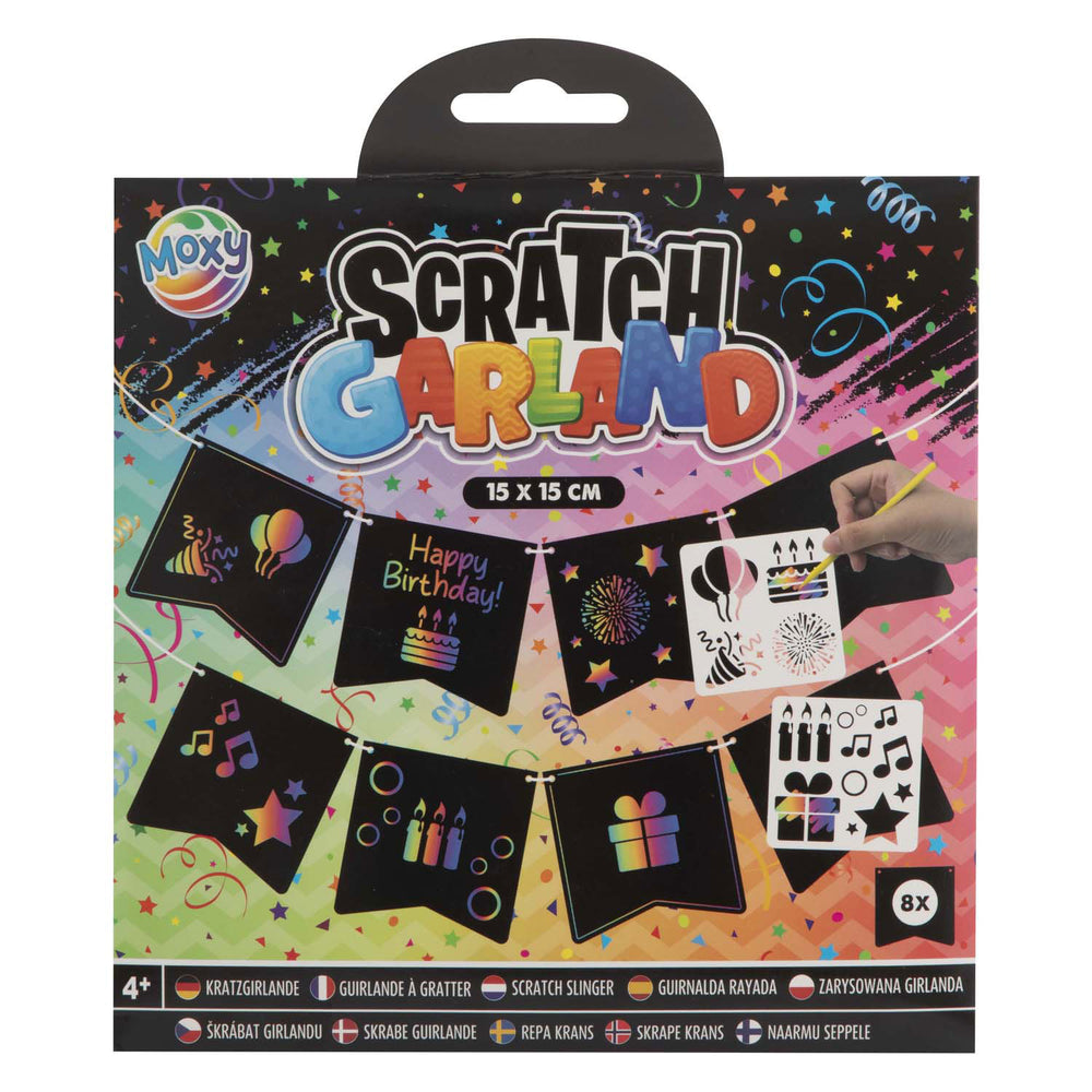 Creative craft group scratch flag line making