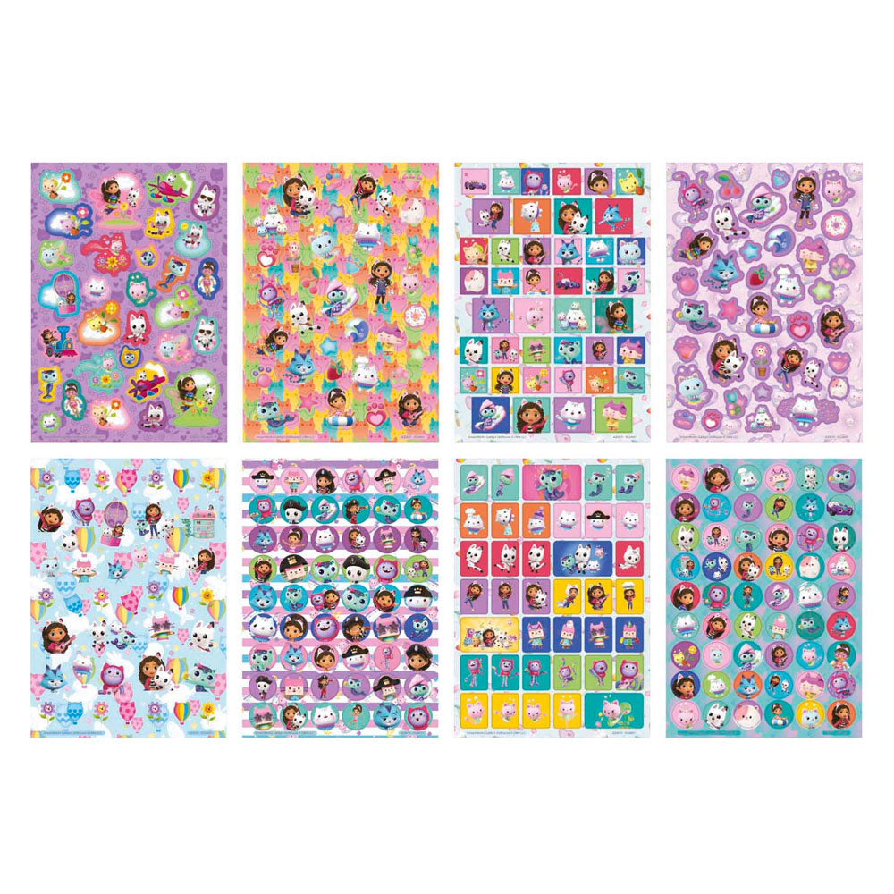 Grupo de artesanía creativa Libro de pegatinas Glitter A5 - Poppenhuis de Gabby