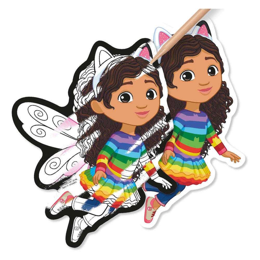 Creative Craft Group Scratch Magnets Gabby's Poppenhuis, 12d; gramo.
