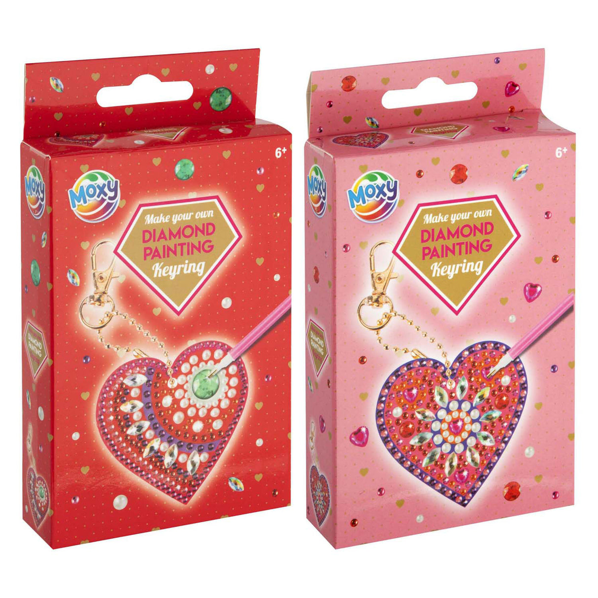 Kūrybinės amatų grupės deimantų tapybos raktų pakabukas