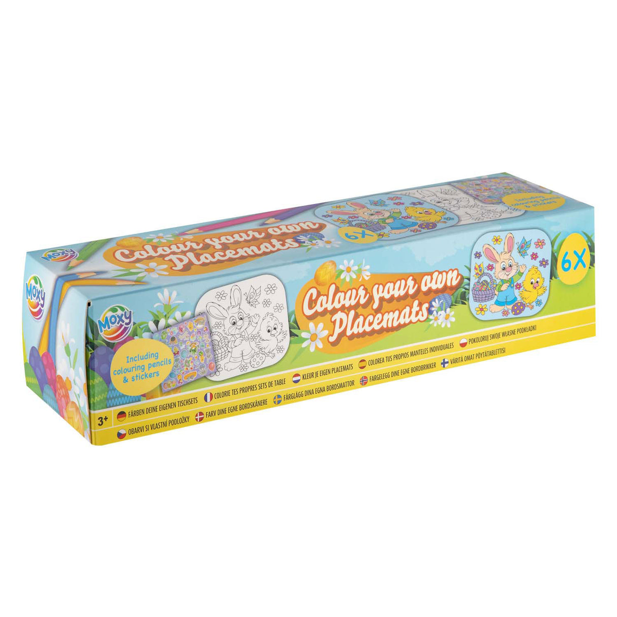 Creative Craft Group Pochemats ColouS Easter con adesivi a matite colorate, 6st.