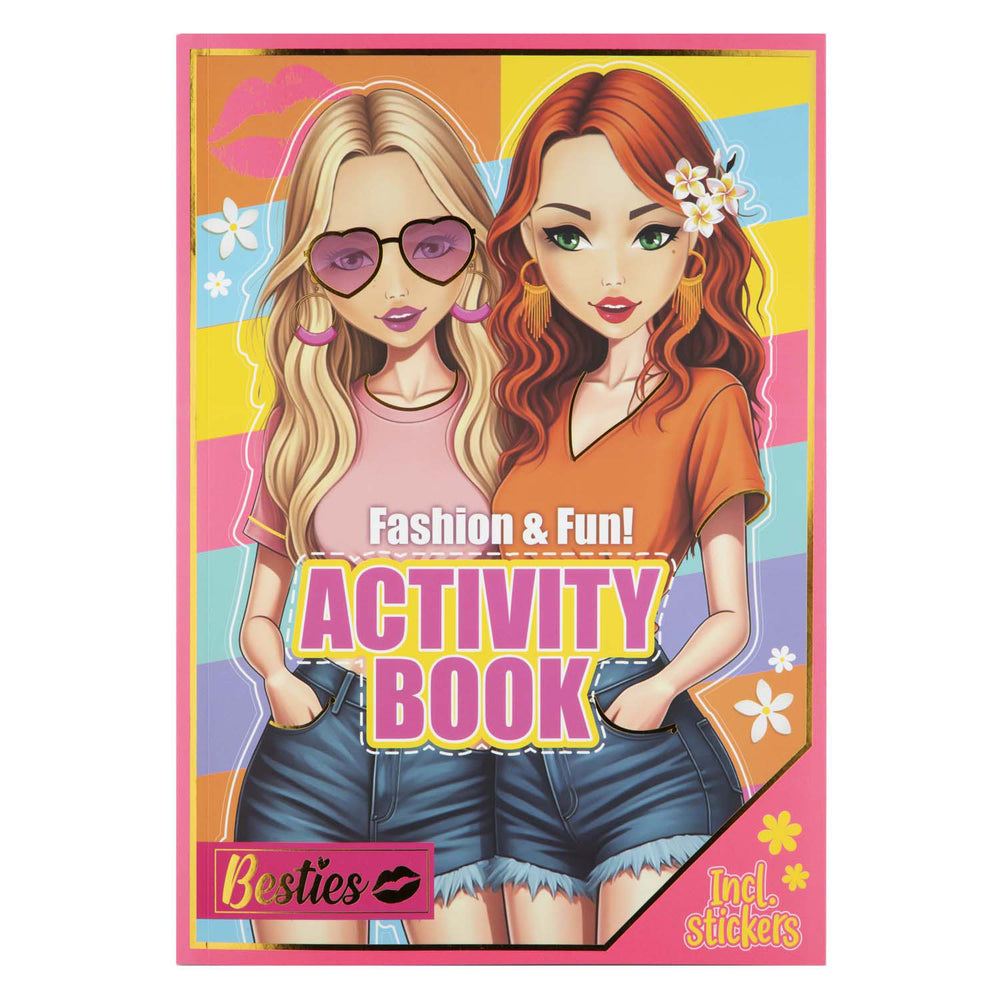 Creative craft group activity book A4 - 24 sheets with stickers