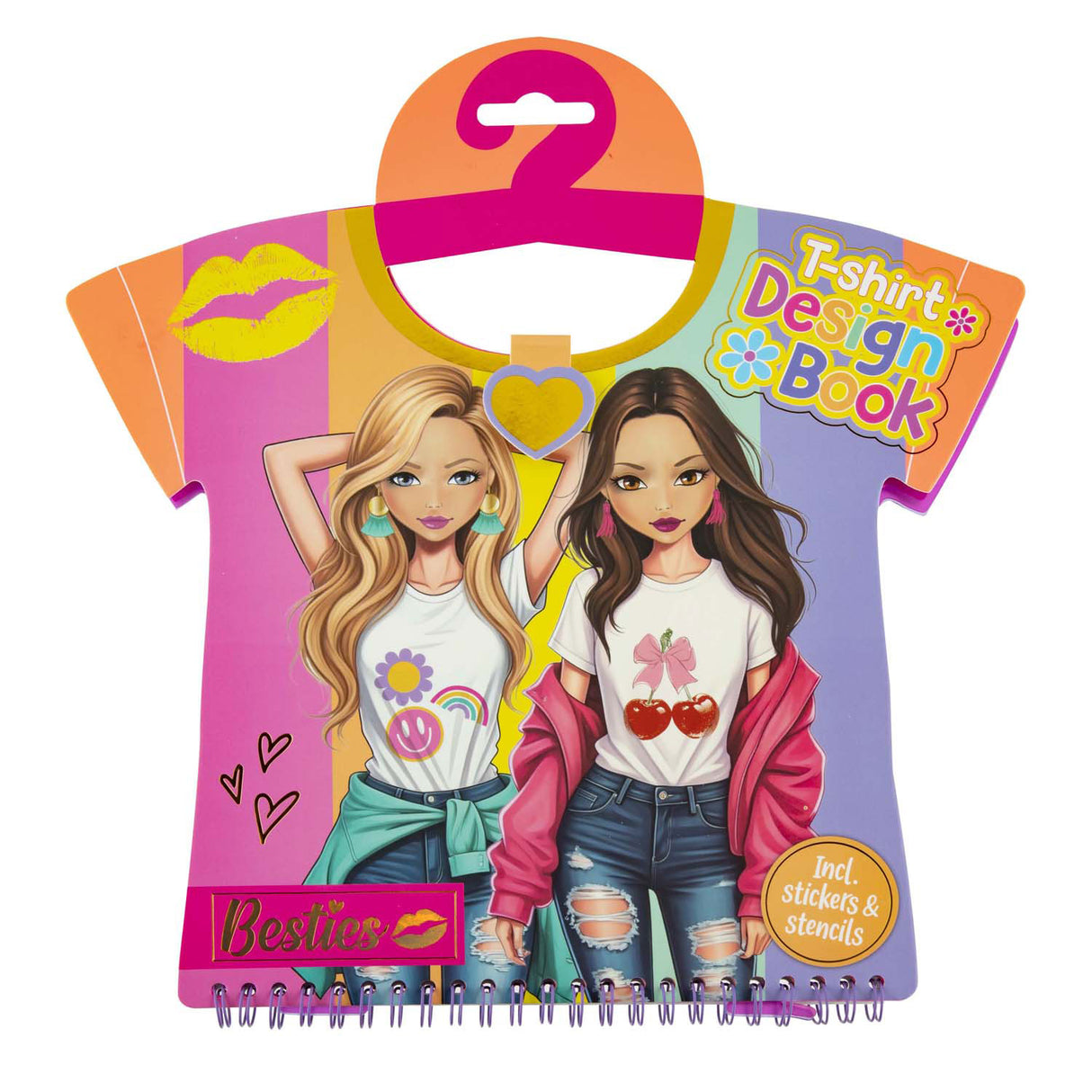 Creative Craft Group T-Shirt Design Book - 20 Sheets of Sticker Templates