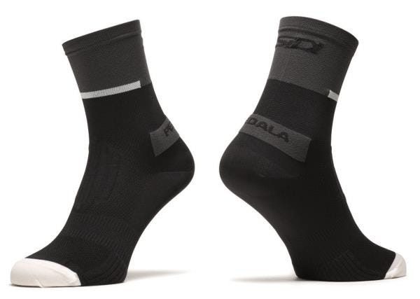 Abi sidi sok neo sock 18cm - nr 386 black white