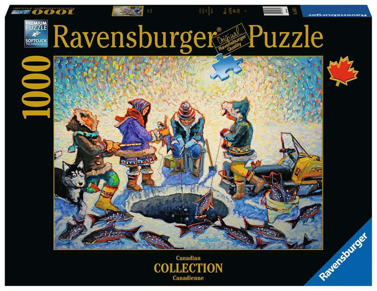 Ravensburger puzzel ijsvissen 1000st