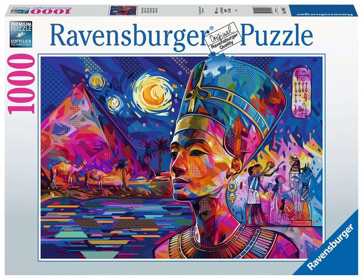 Ravensburger puzzel nefertiti bij de nijl 1000pcs