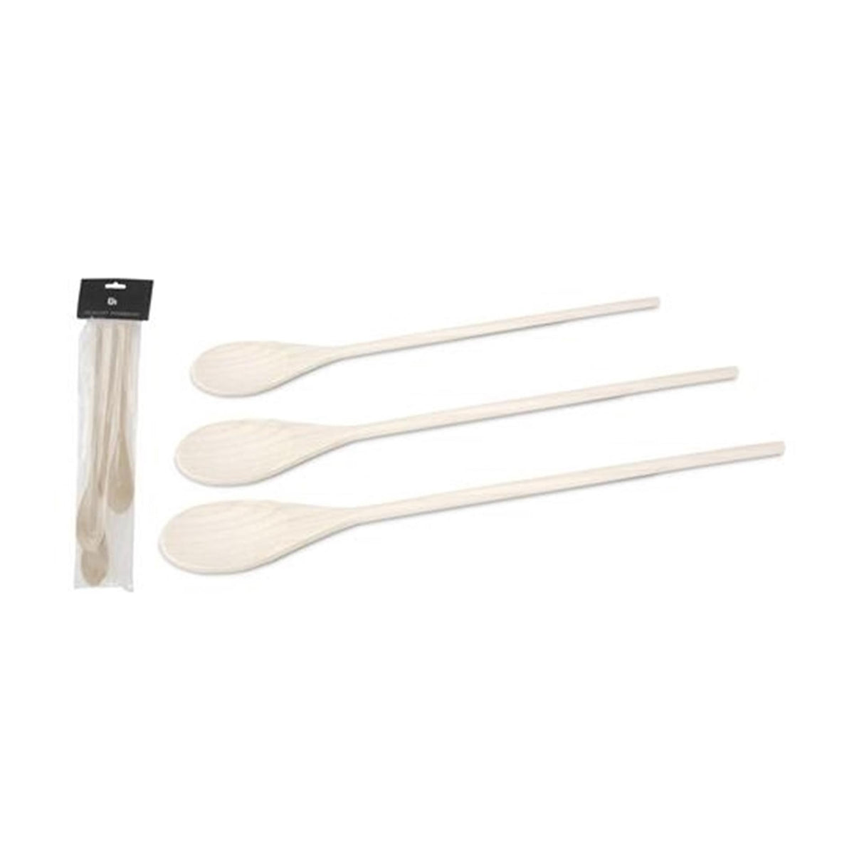 Juego de cucharas de madera de 3 piezas.