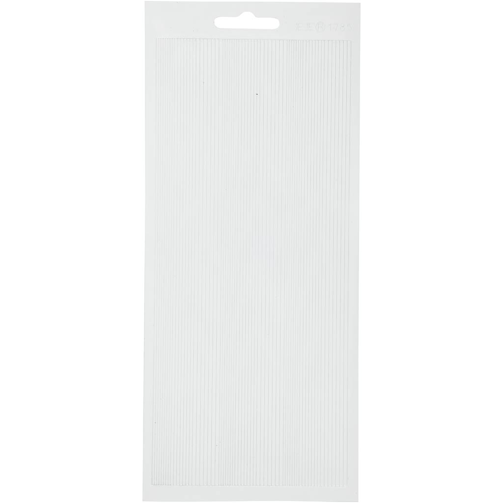 Creativ company stickers, borders, sheet 10x23 cm, white, 1 sheet