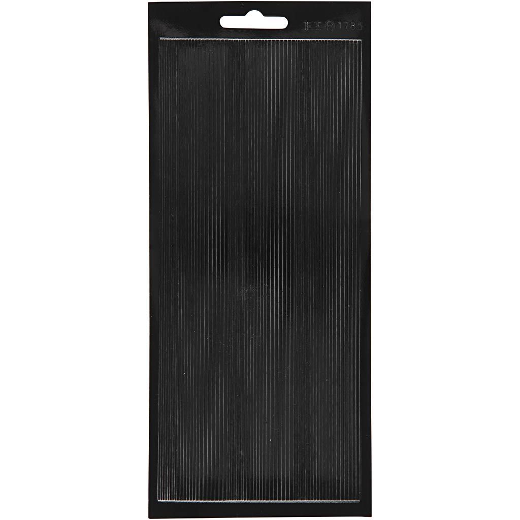 Creativ Firma Stickeren, Grenzen, Blat 10x23 cm, schwaarz, 1 Blat