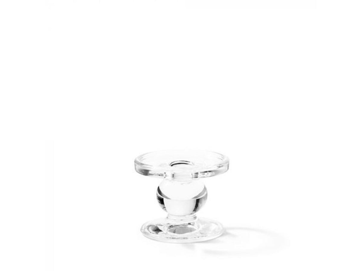 Other brands ambiente glass candle holder 9x7 cm