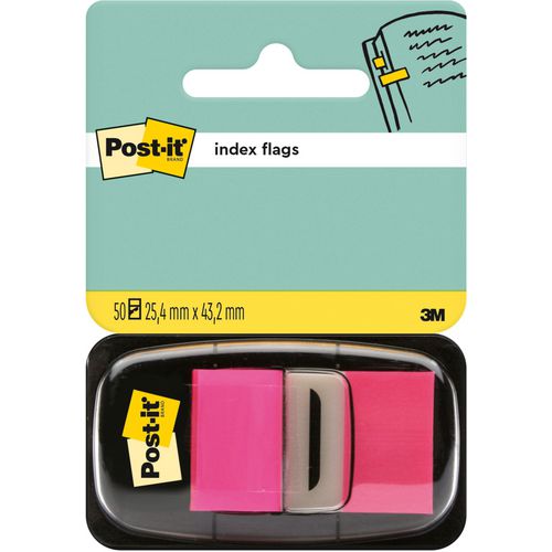 Index Post-it 680-21 25mm pink 50 sheets