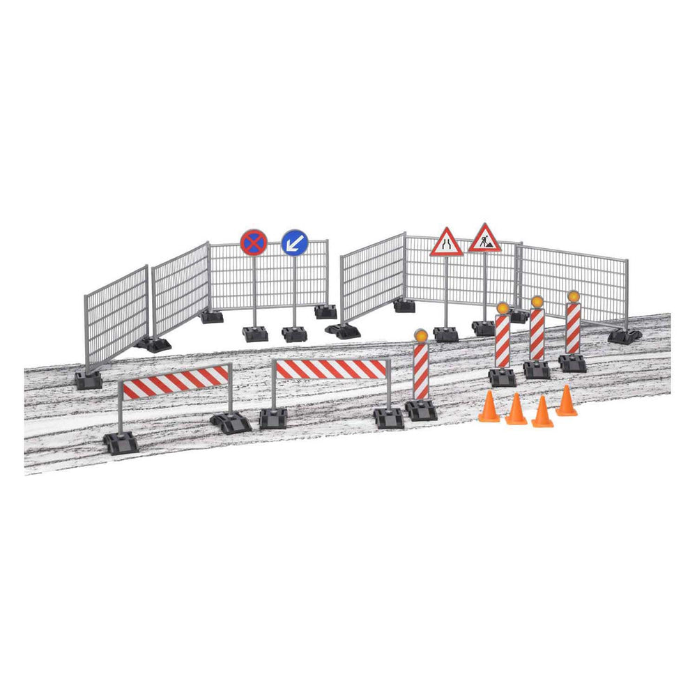 Bruder bworld accessory: roadworks set 1:16