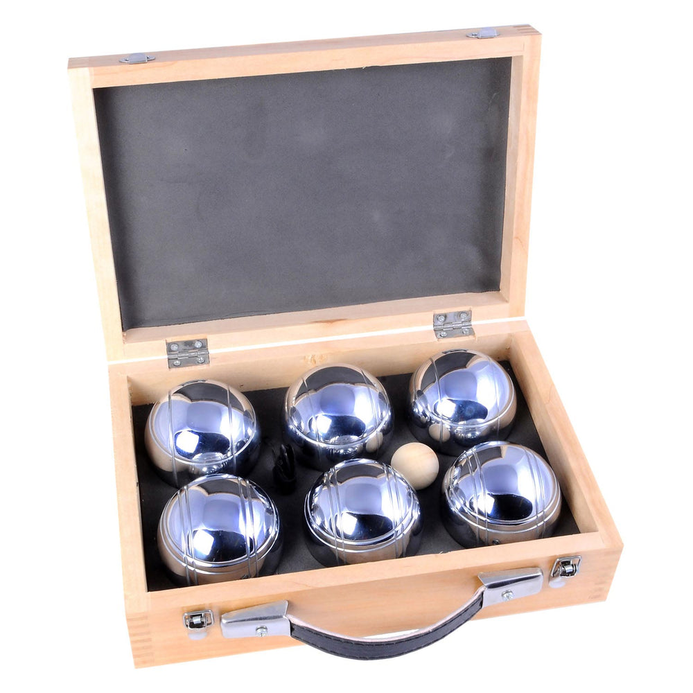 Luxury jeu de boules set in wooden box