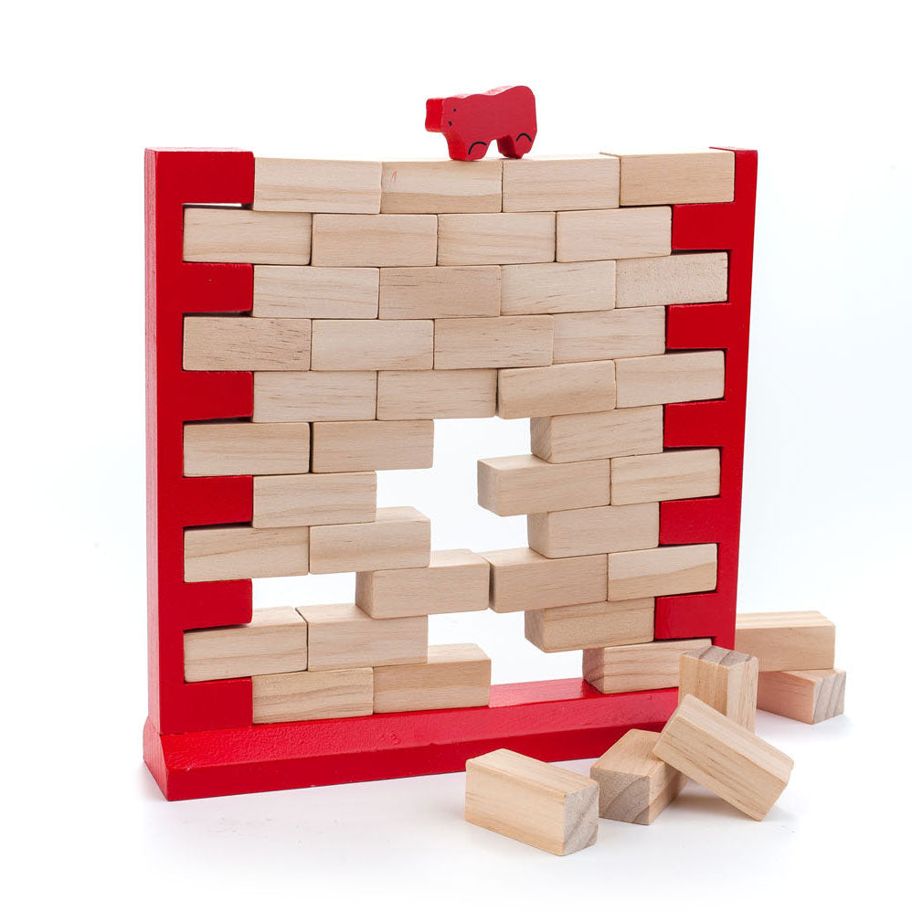Wooden Balance Game Falling Wall