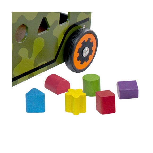 Toy Loopen Pushcart Army Truck vagyok
