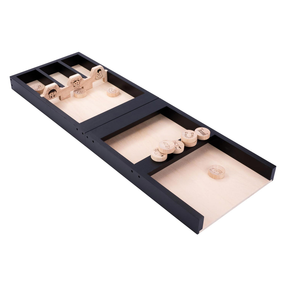 Hëlze Kanner Shuffleboarddéieren, 80cm