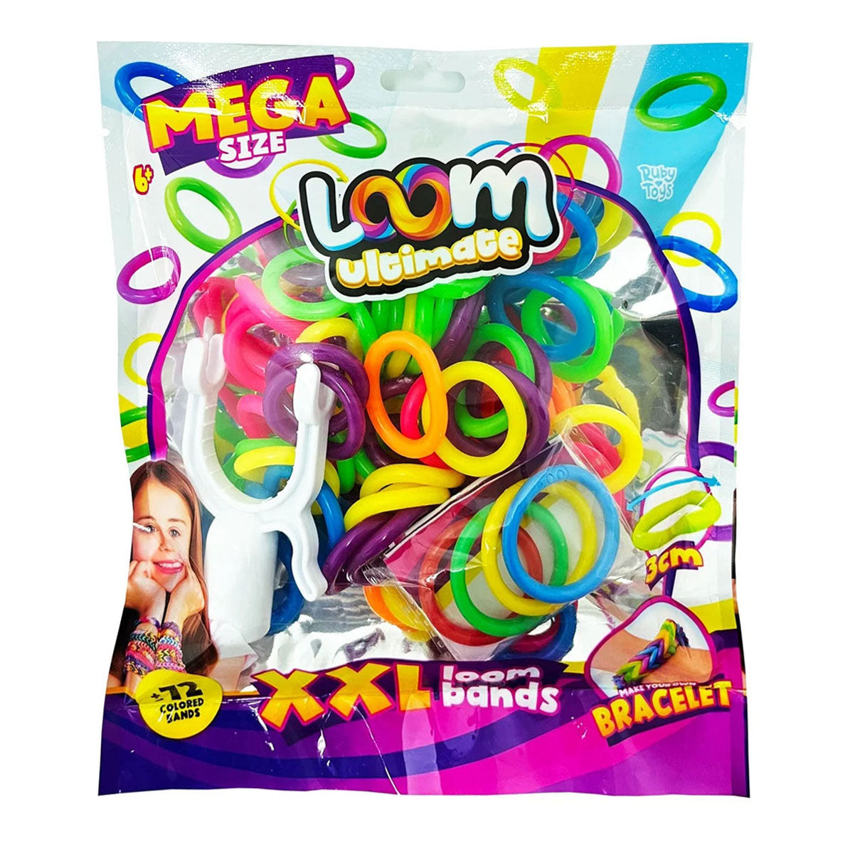 Squishy Tassting XXL tkalcovské pásky vyrábějí náramky