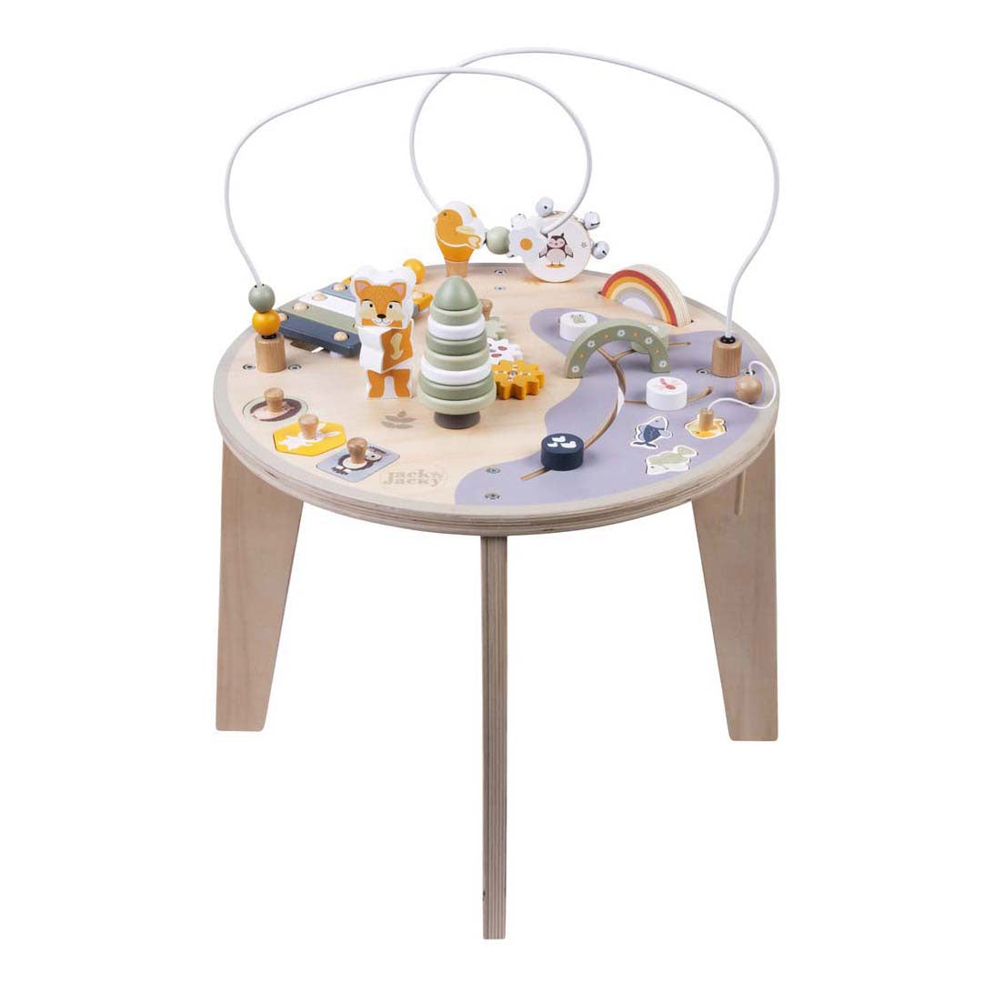 Houten activiteiten speeltafel jack jacky