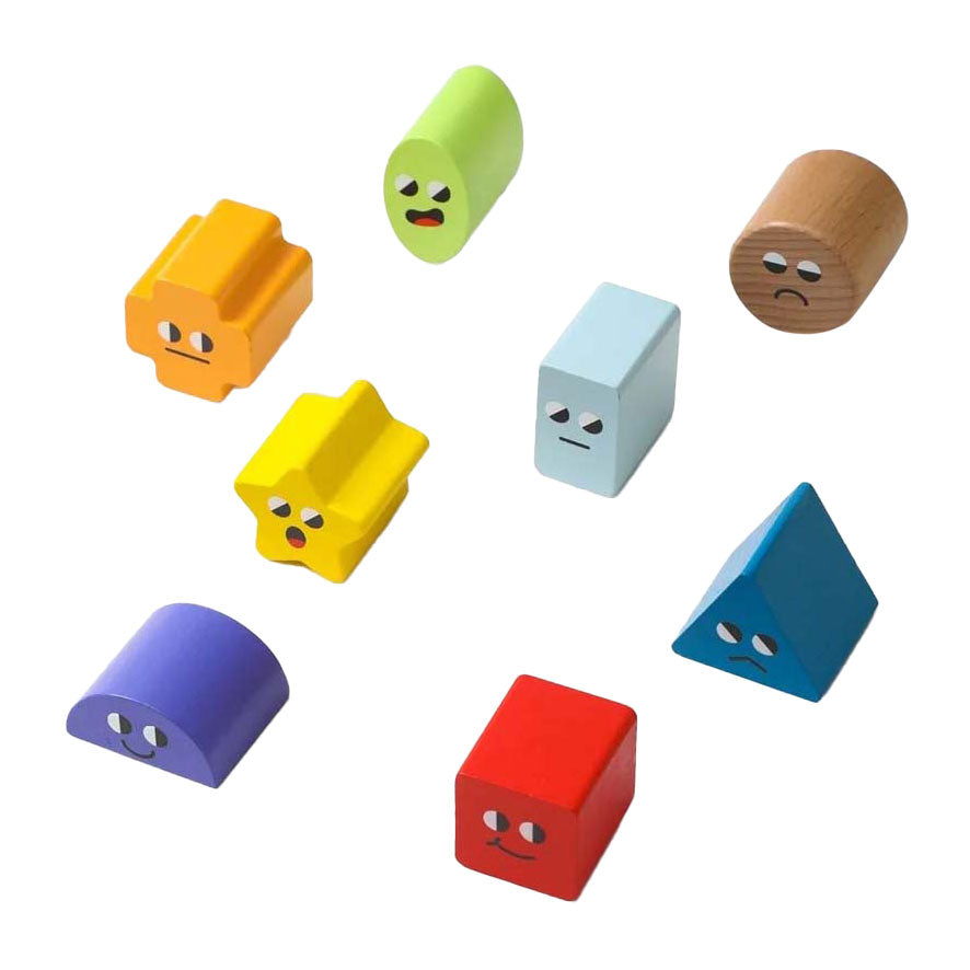 Houten vormenstoof eenhoorn, 12dlg