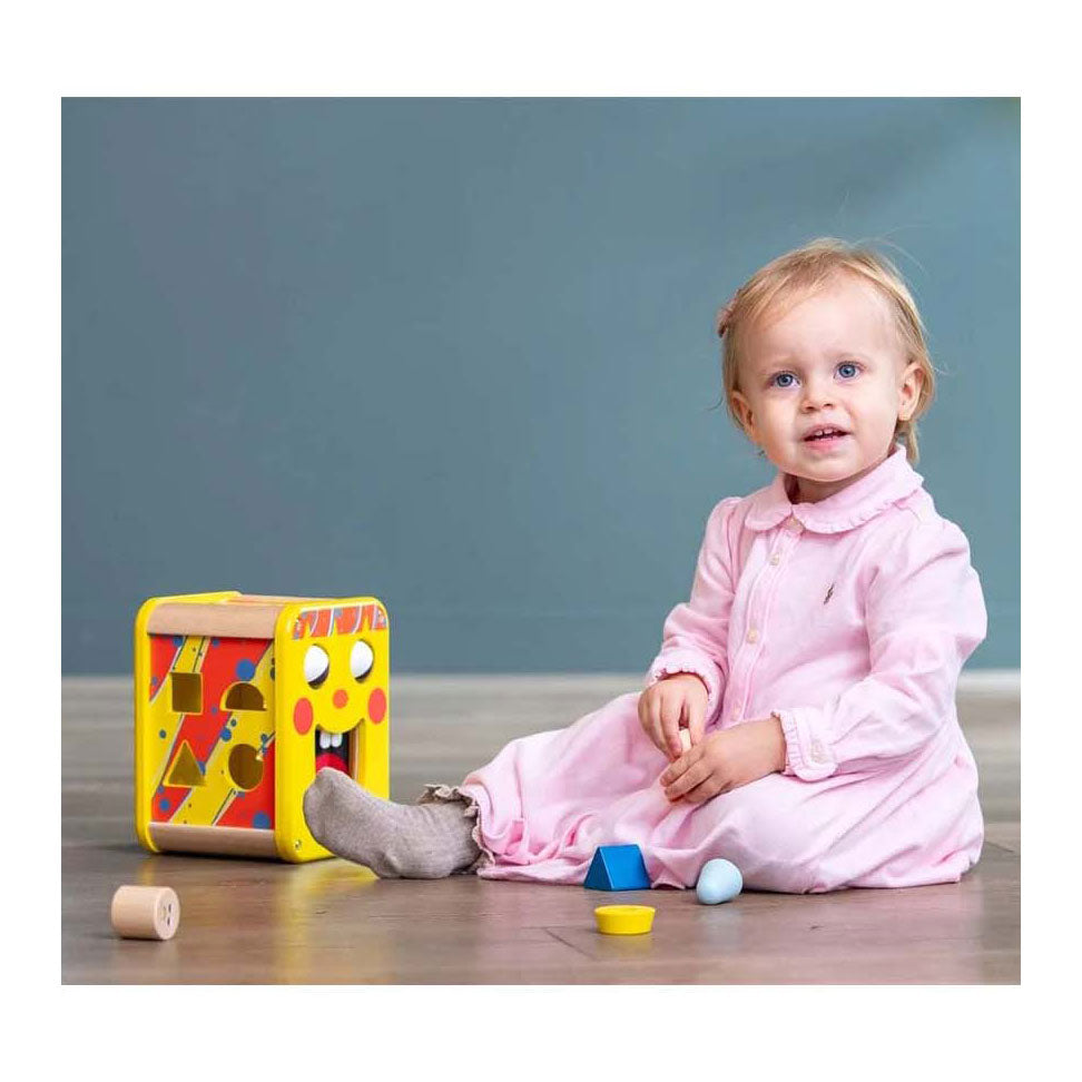 Houten vormenstoof eenhoorn, 12dlg