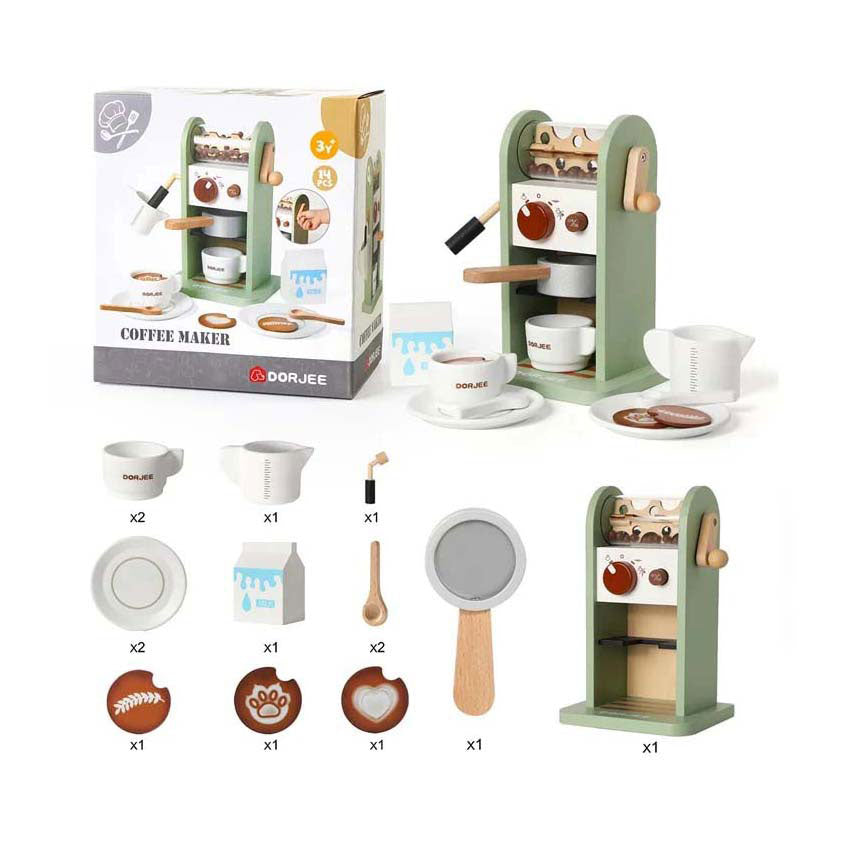 Wooden coffee maker, 14 pcs