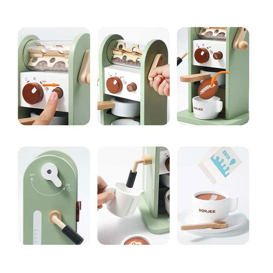 Wooden coffee maker, 14 pcs