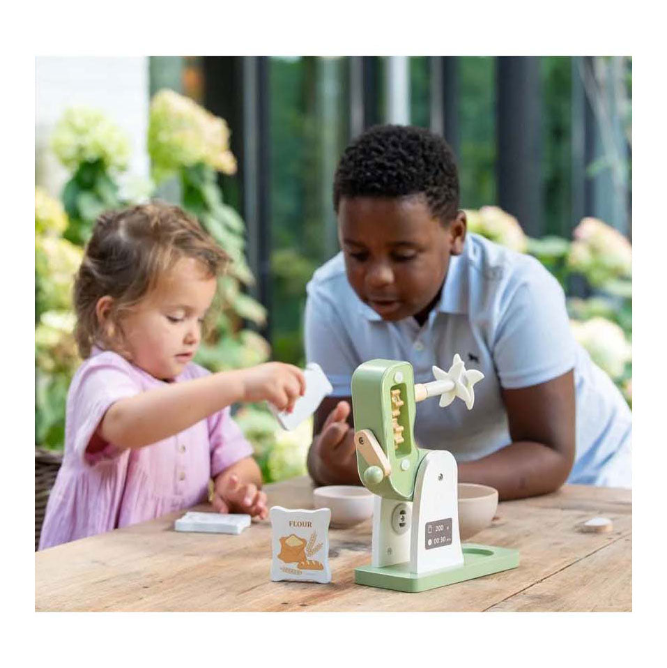 Wooden super mixer set, 14 pcs